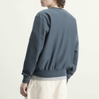 Auralee Men's High Gauge Sweatshirt in Dusty Blue
