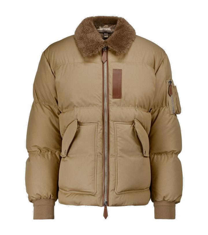 Photo: Burberry - Stanley down-filled bomber jacket