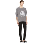 Baja East Grey Freedom Sweatshirt