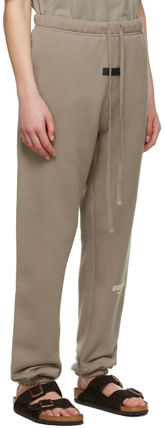 Fear of God ESSENTIALS Taupe Cotton Lounge Pants Fear Of God Essentials