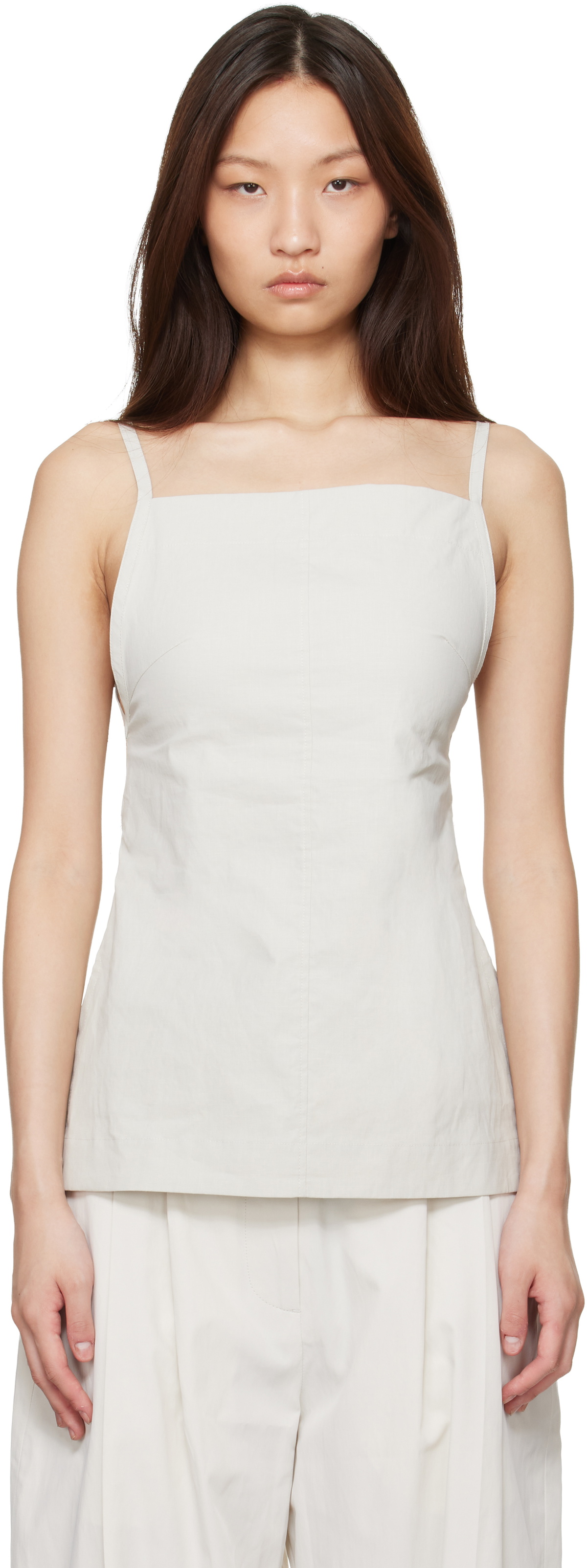 Studio Nicholson Beige Raddle Top