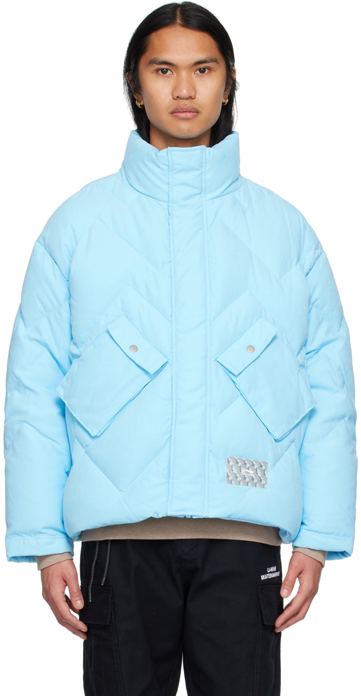 Li-Ning Blue Short Down Jacket