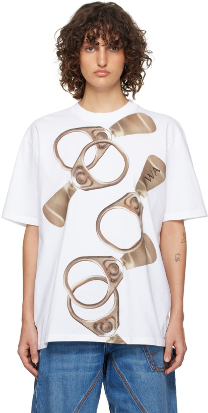 Photo: JW Anderson White Printed T-Shirt