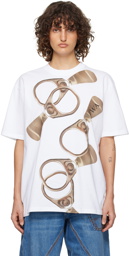 JW Anderson White Printed T-Shirt