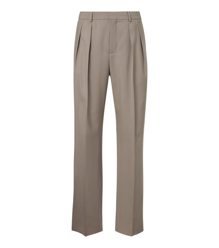 Photo: Saint Laurent Pleated wool and mohair straight pants