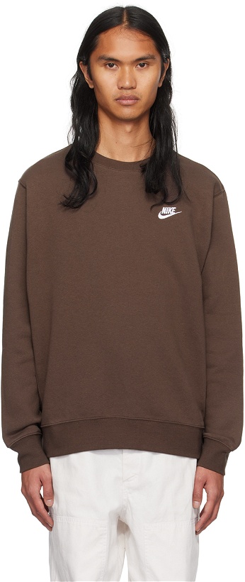 Photo: Nike Brown Crewneck Sweatshirt