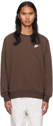 Nike Brown Crewneck Sweatshirt