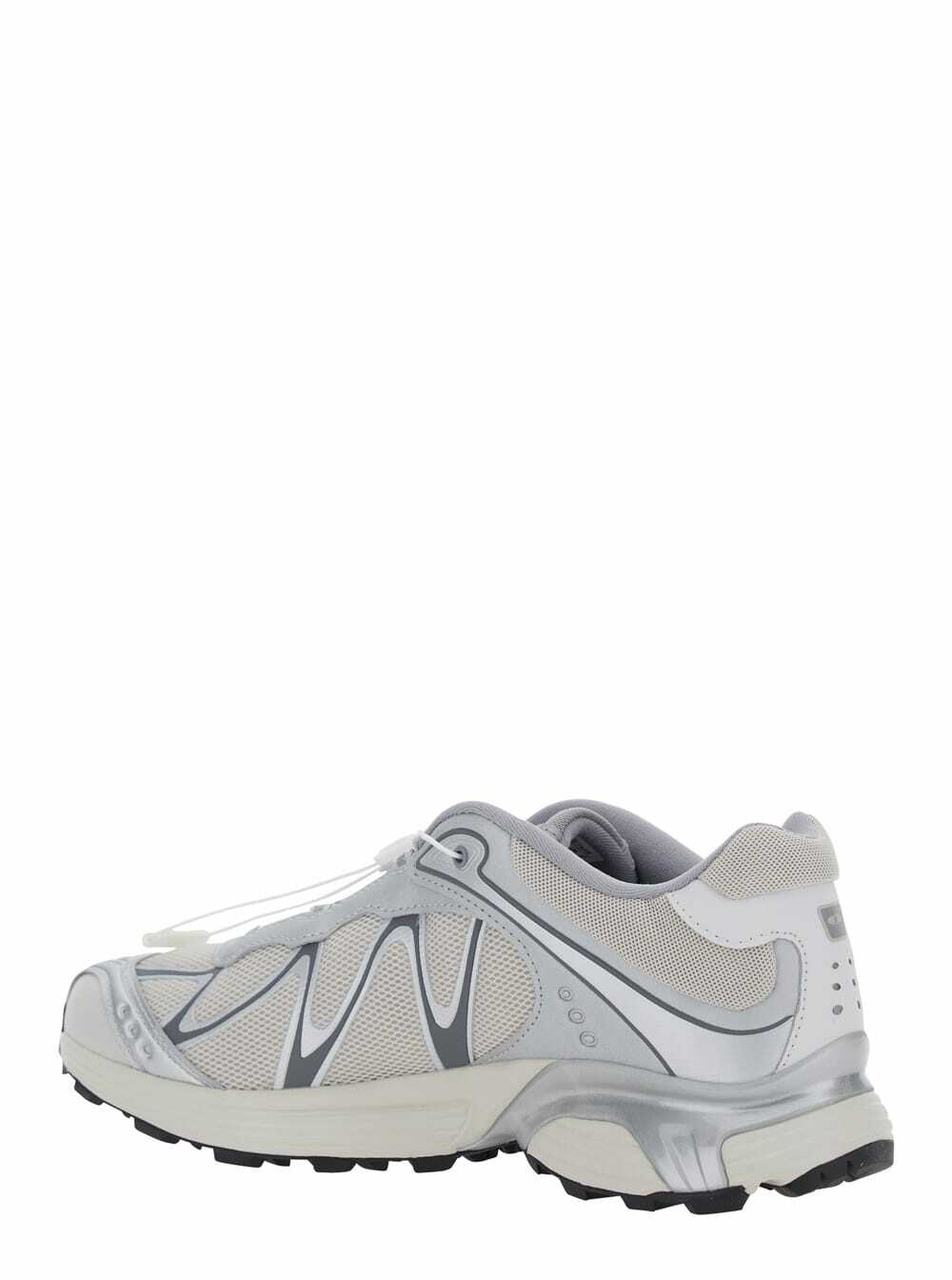 Salomon xt-whisper Grey Sneakers With Printed Logo On The Side And Drawstring Closure In Fabric Unisex