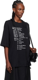 Ann Demeulemeester Black Danvald High Comfort T-shirt