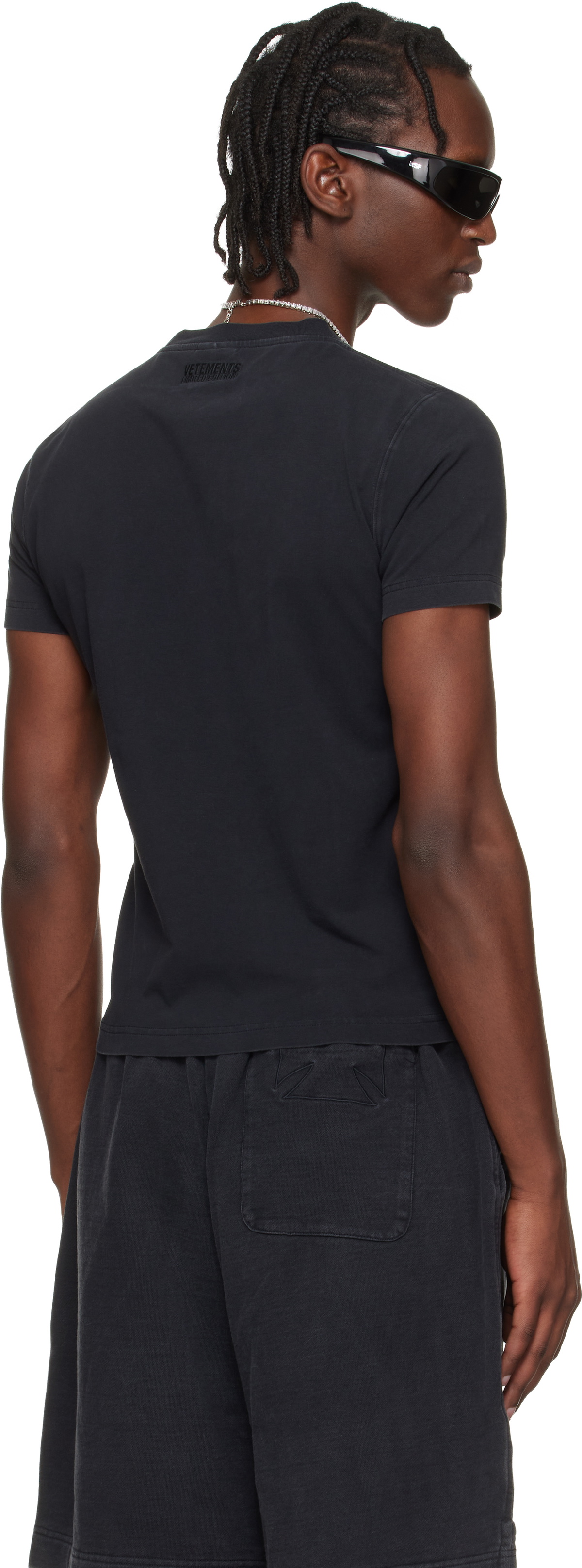 VETEMENTS Black Sins Fitted T-shirt