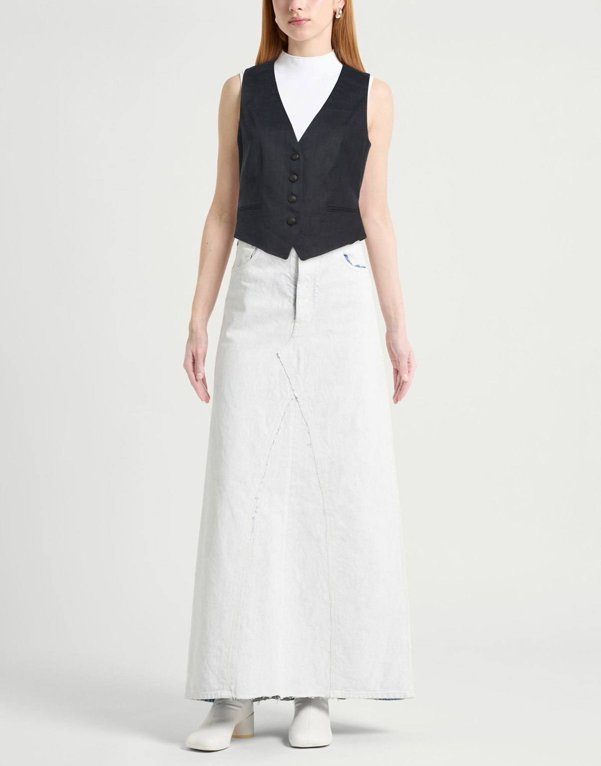 Rag & Bone Womens Tailored Vest Midnight in Blue