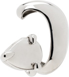 Alan Crocetti Silver Hard Alien Left Ear Cuff
