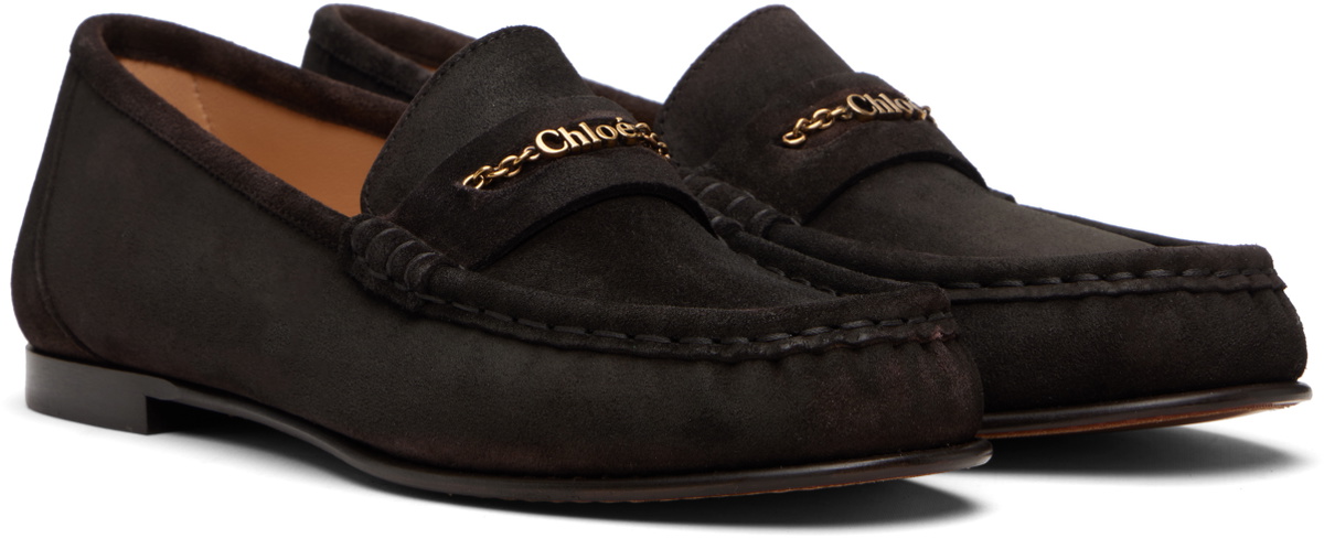Chloé Brown 'Chloé' Loafers