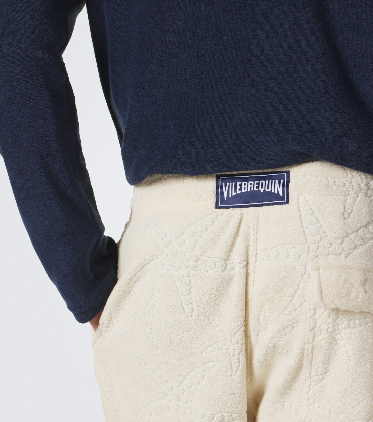 Vilebrequin Bolide jacquard cotton-blend terry shorts