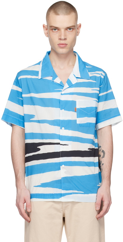 Photo: Missoni Blue & White Printed Shirt