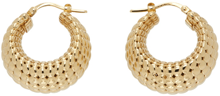 Photo: JW Anderson Gold Bubble Hoop Earrings