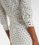 Carolina Herrera Polka-dot silk crêpe de chine shirt dress