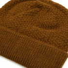 John Smedley Men's Sheratt British Wool Beanie in Umber 