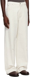 OUR LEGACY Off-White Vast Cut Jeans
