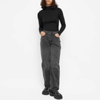 Good American Women's The Coverup Turtleneck Bodysuit in Black