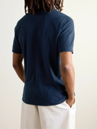 Drake's - Cotton-Piqué Polo Shirt - Blue