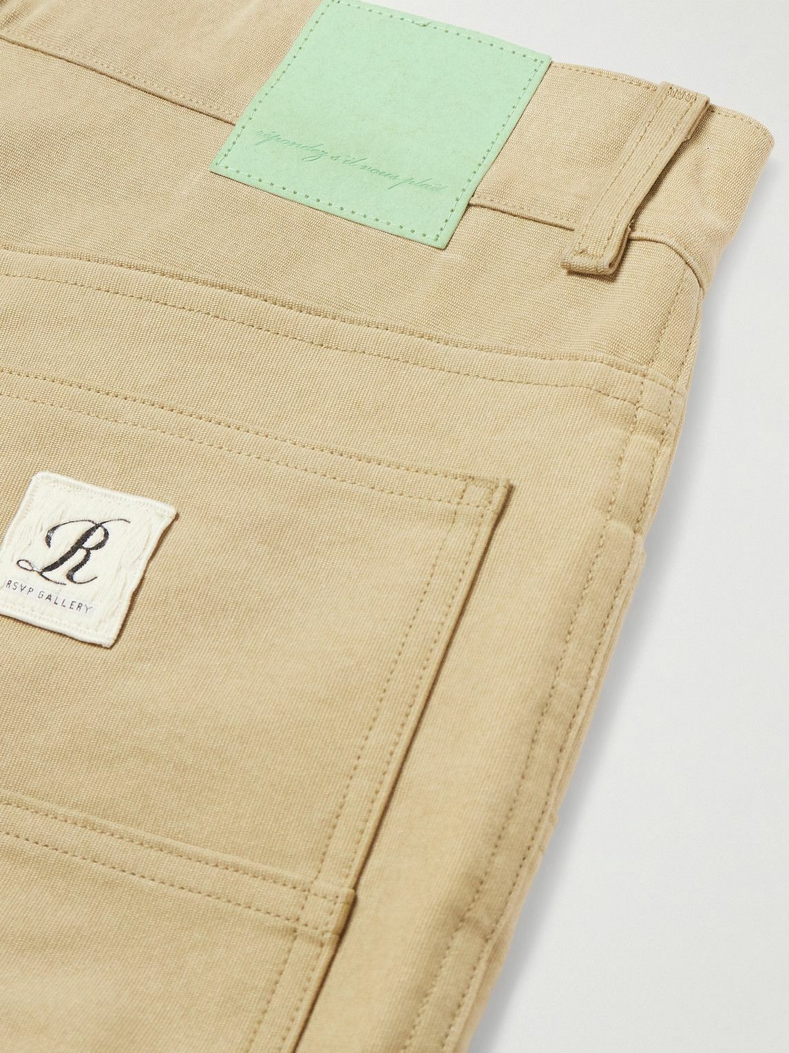AGOLDE - RSVP Ewing Straight-Leg Cotton-Twill Carpenter Trousers - Neutrals