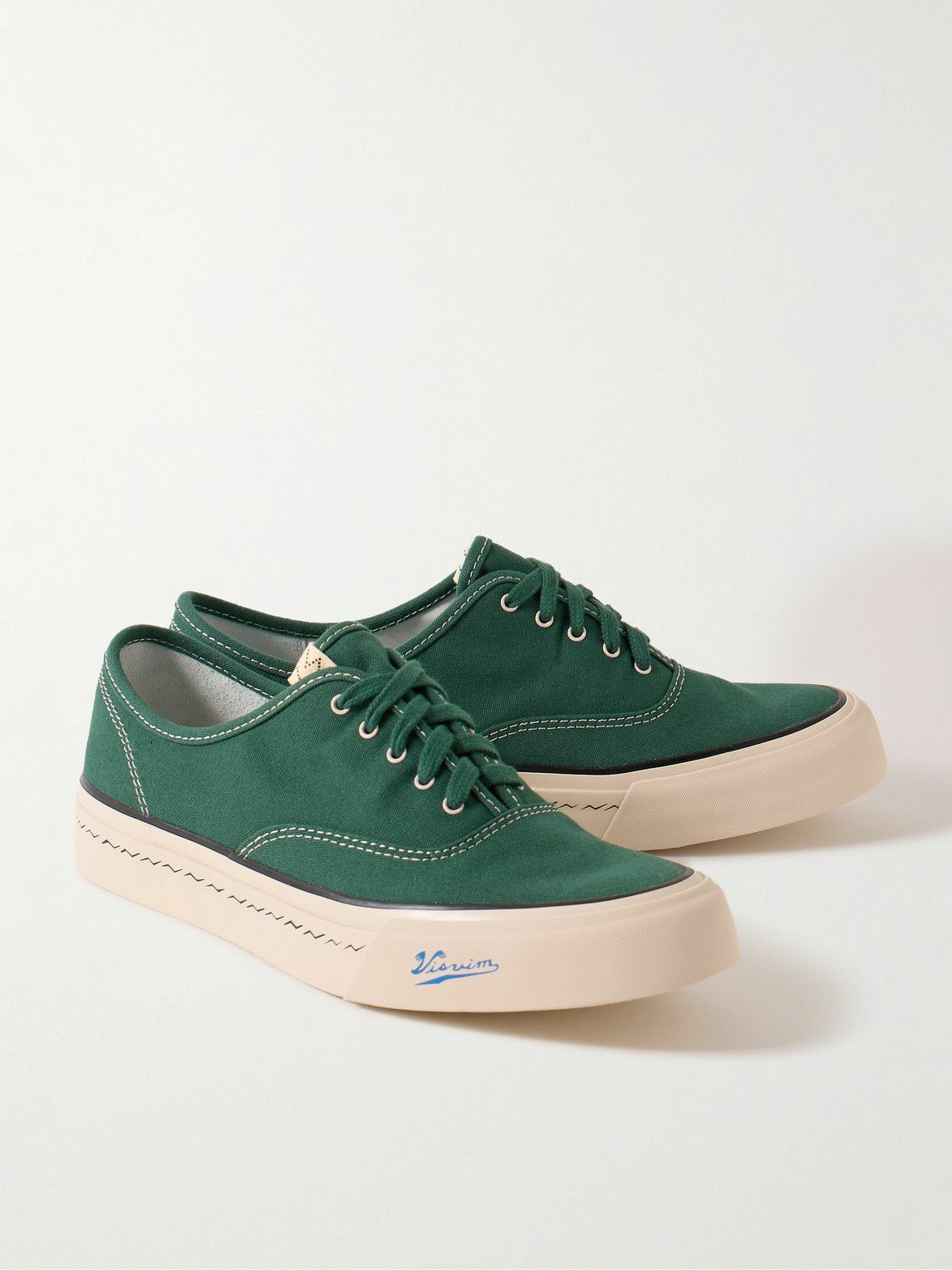 Visvim - Logan Canvas Sneakers - Green Visvim Visvim - Logan Canvas Sneakers - Green Visvim