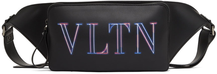 Photo: Valentino Garavani Black VLTN Neon Pouch