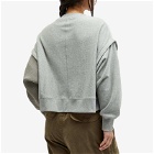 Undercover Women's Mixed Jumper Sweatshirt in Grey