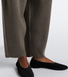 Arch4 Hayden knitted cashmere barrel-leg pants