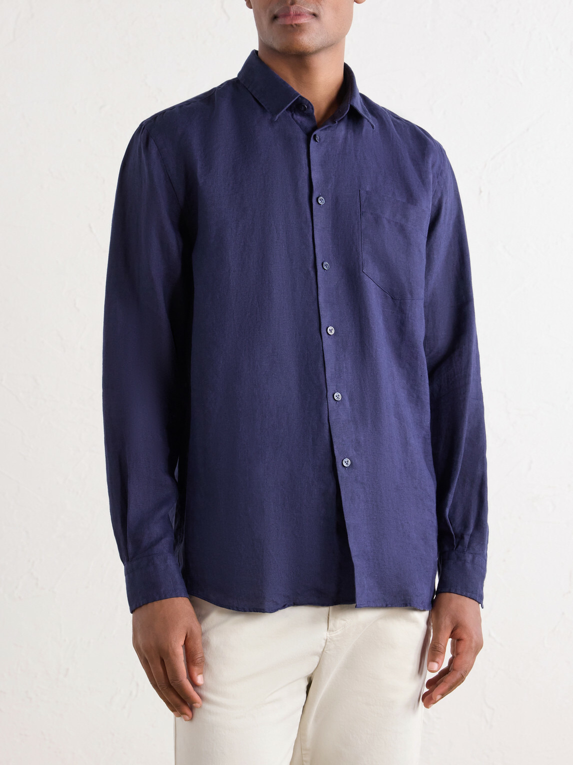 Vilebrequin - Linen Woven Shirt - Blue