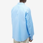 Loewe Men's Anagram Pocket Shirt in Ash Blue
