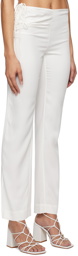 Christopher Esber White Bertoia Trousers