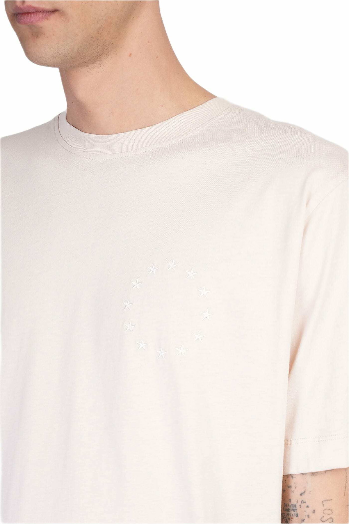 Études T-shirt In Beige Cotton