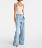 Nina Ricci High-rise wide-leg jeans