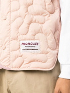Moncler Genius X Salehe Bembury Pink Quilted Shirt Jacket