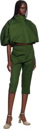 Renaissance Renaissance Green Tiny Bomber Jacket