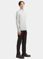 Aiezen Ribbed Roll Neck Sweater
