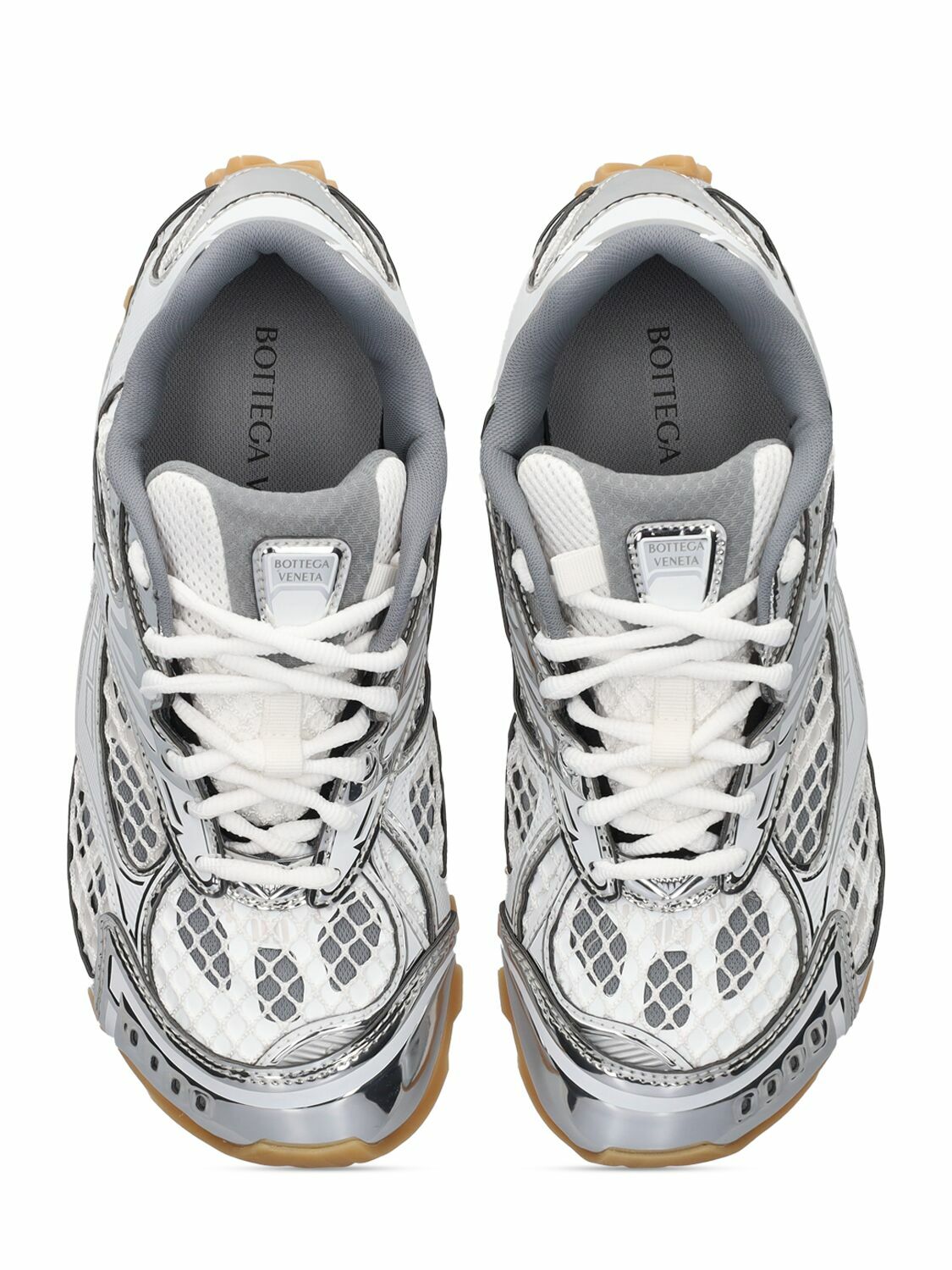 Bottega Veneta Men Sneakers Orbit Da Running In Gomma Tecnica E Mesh