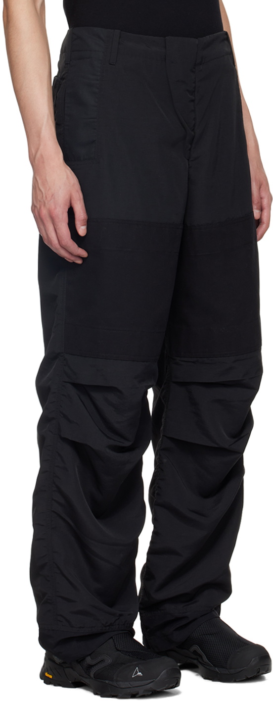 BRYAN JIMENÈZ Black Panel Trousers