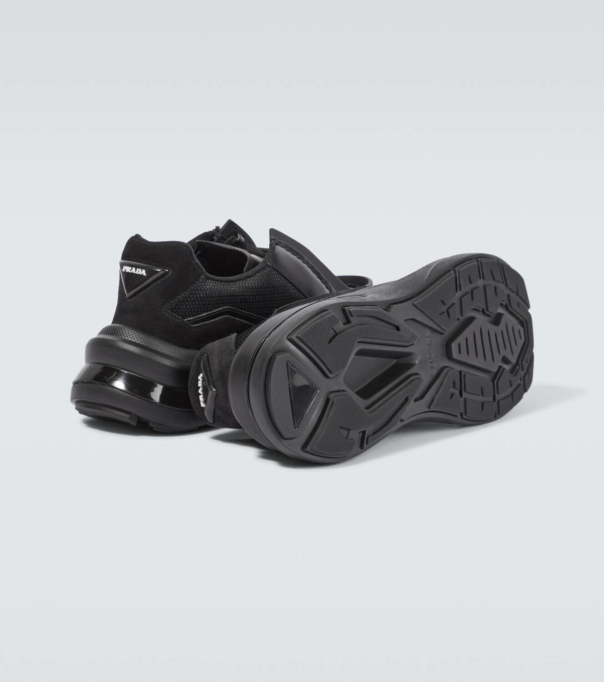Prada Systeme leather sneakers Prada