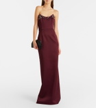 Rebecca Vallance Alora embellished corset gown