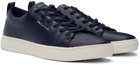 PS by Paul Smith Navy Leather Lee Sneakers