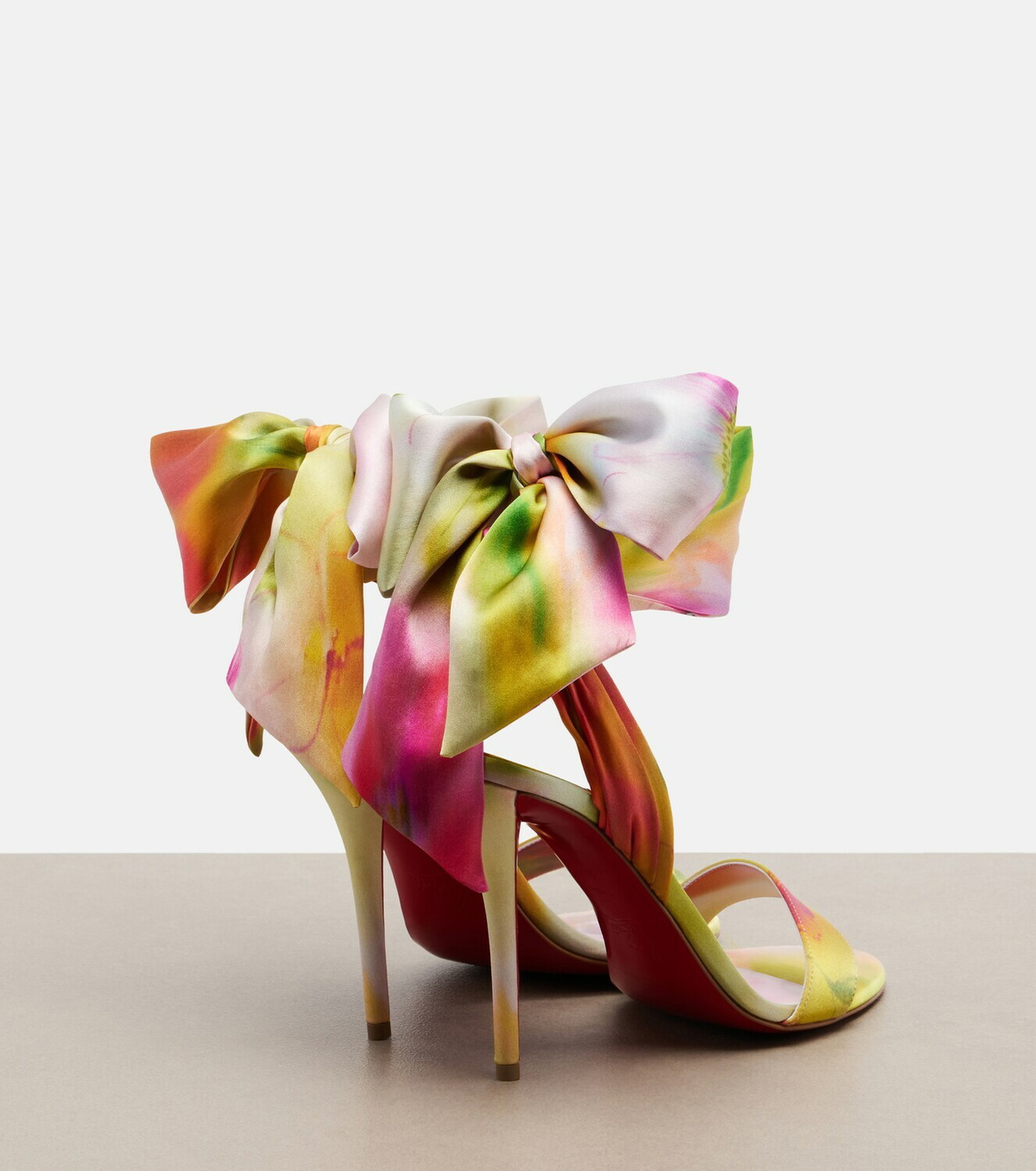 Christian Louboutin Miss Z Sandal Du Désert satin sandals