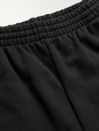 Balenciaga - Logo-Embroidered Cotton-Jersey Sweatpants - Black