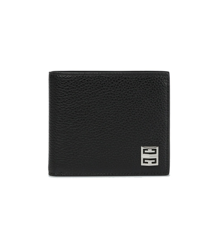 Photo: Givenchy - 4G grained leather bifold wallet
