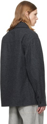 Jil Sander Gray Outer Shirt Jacket