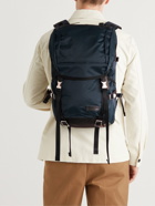 Master-Piece - Leather-Trimmed Nylon-Twill Backpack