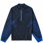 Adidas Men's Blue Version Half-zip Soccer Track Top in Power Blue