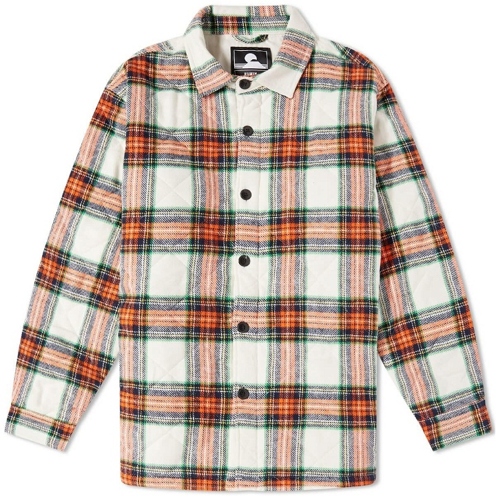 Photo: Edwin Men's Sven Lined Overshirt in White/Red Check
